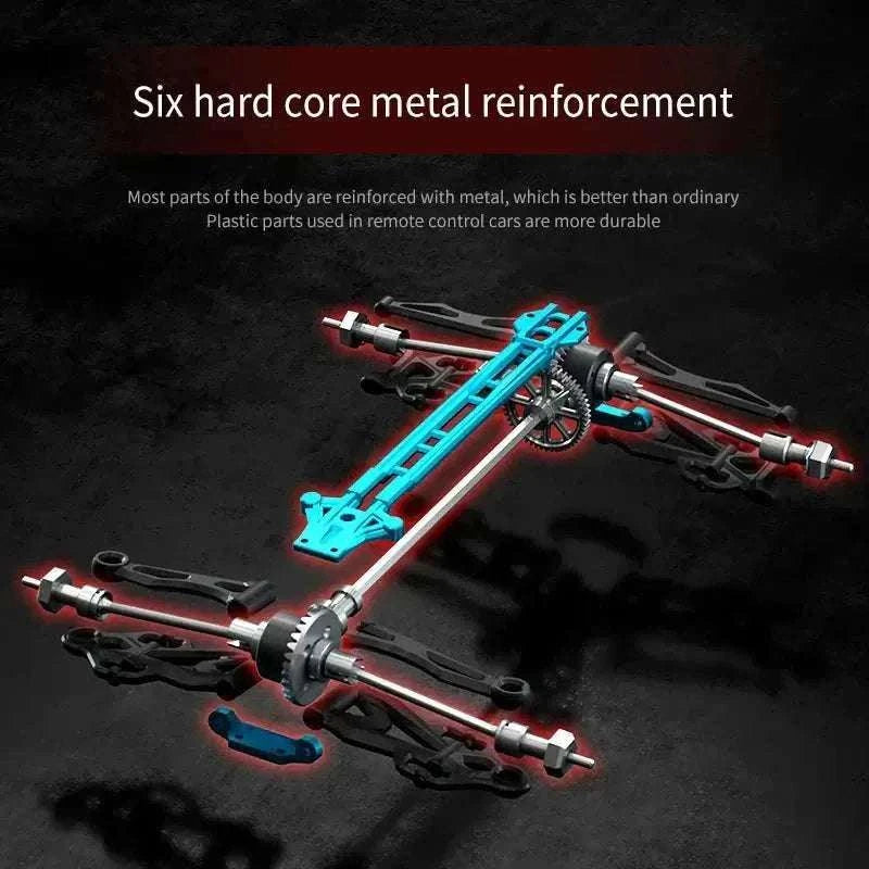JJRC 70KMH 1:16 scale 4WD high speed RC off-road car with LED lights