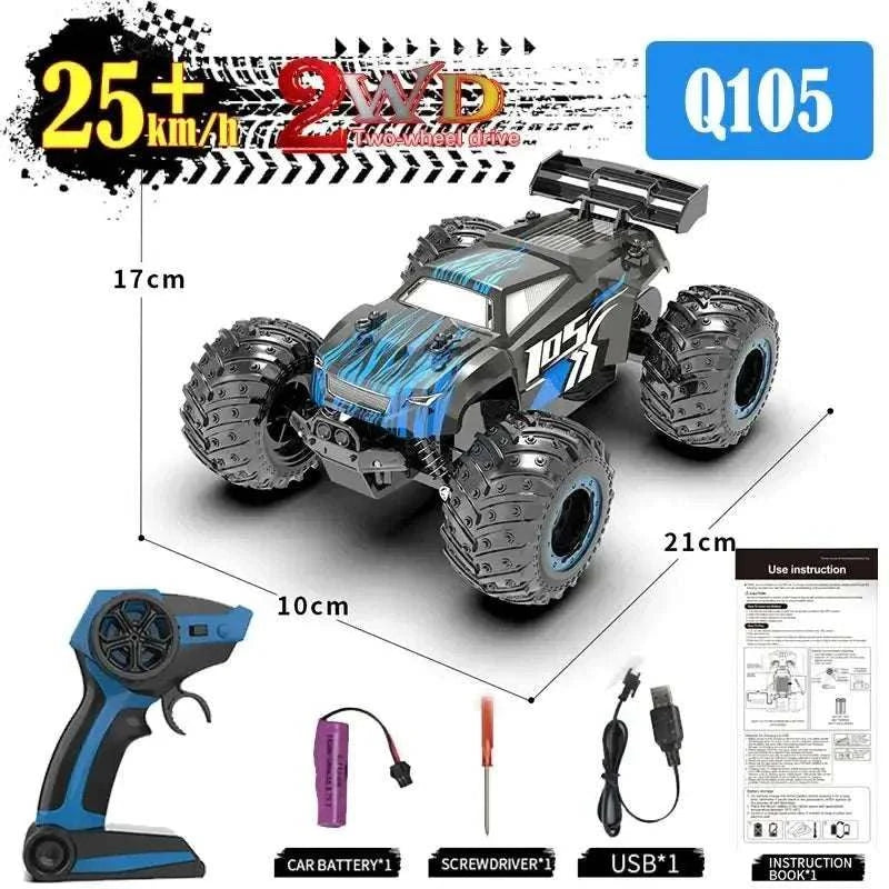JJRC 70KMH 1:16 scale 4WD high speed off-road RC car with LED lights