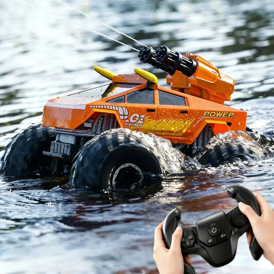 JJRC Q213 RC Truck amphibious remote control car on water