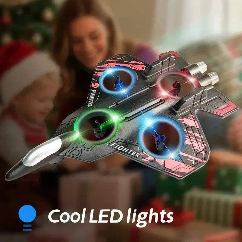 L101 2.4Ghz remote control airplane for kids with LED lights