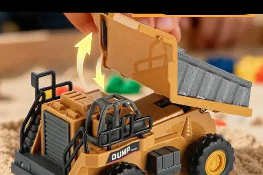 JCMO 1:64 scale mini excavator dump truck remote control toy