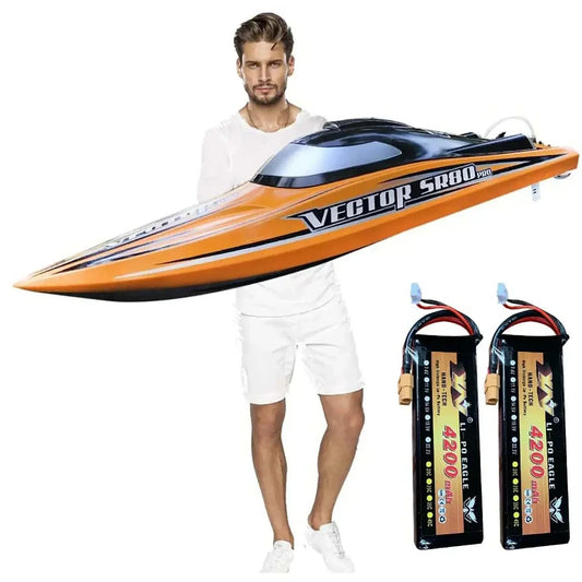 SR80 Pro high-speed RC boat for adults on water