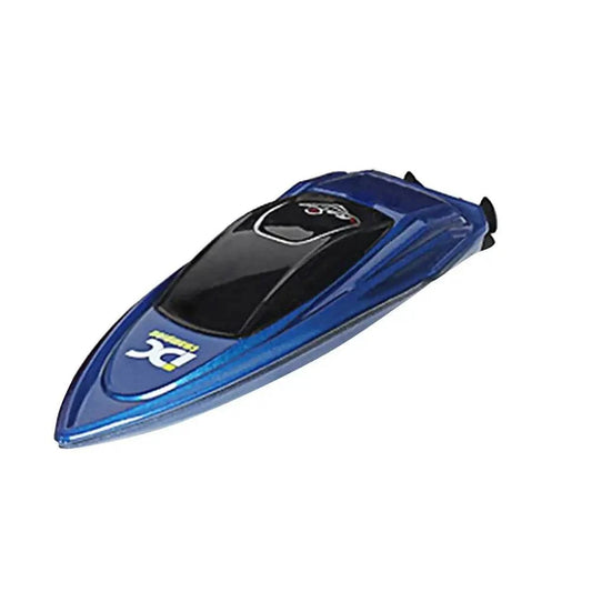 High speed RC electric boat with LED lights on water