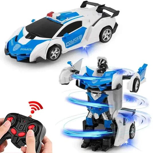 RC Car 2 In 1 transforming robot sports vehicle toy