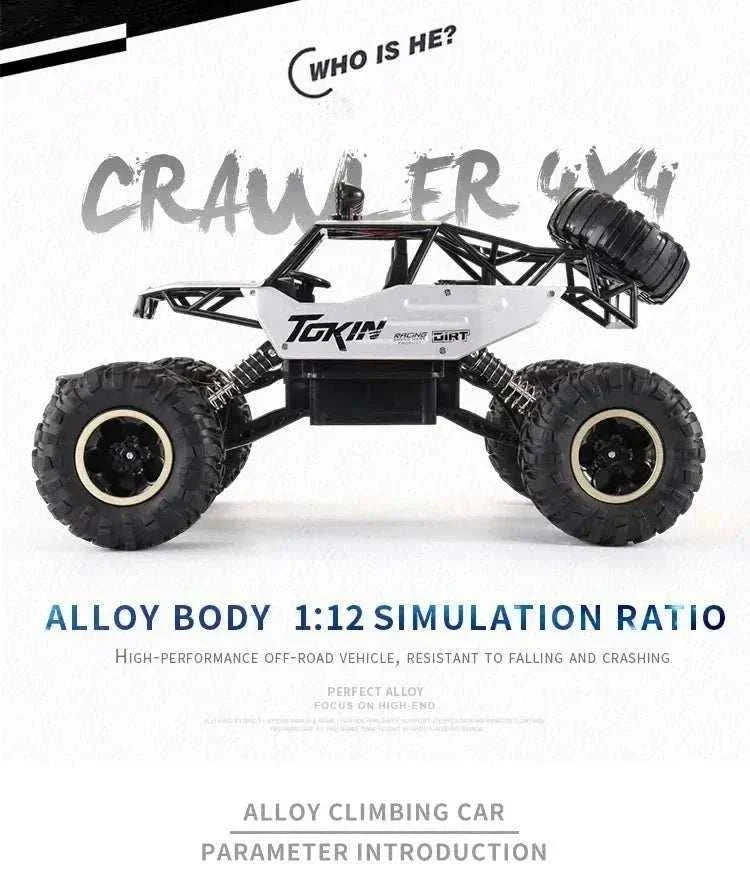 All terrain RC car remote control climbing vehicle outdoors