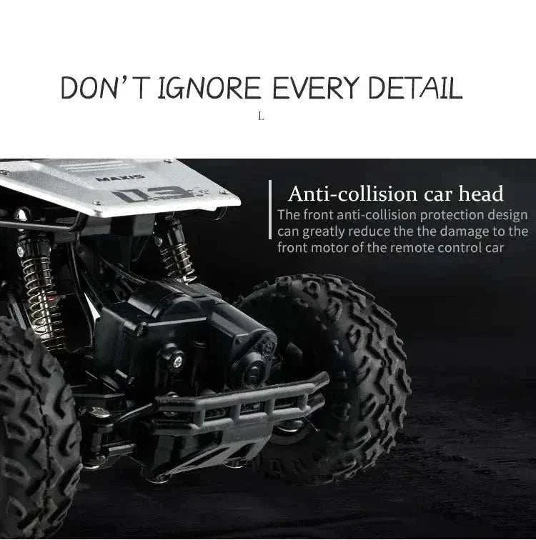 All terrain RC car remote control climbing vehicle outdoors