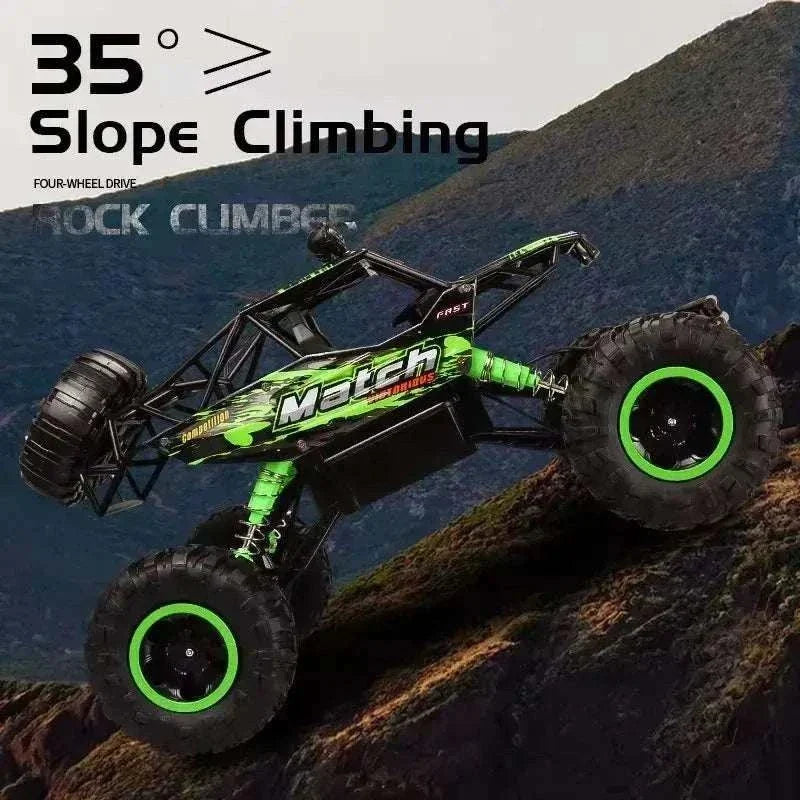 All terrain RC car remote control climbing vehicle outdoors