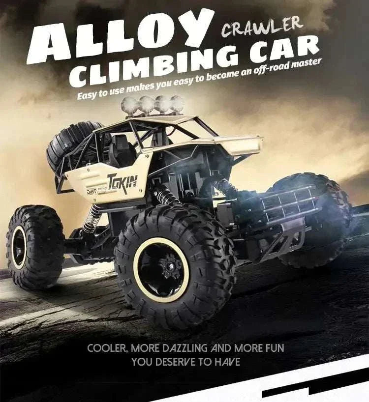 All terrain RC car remote control climbing vehicle outdoors