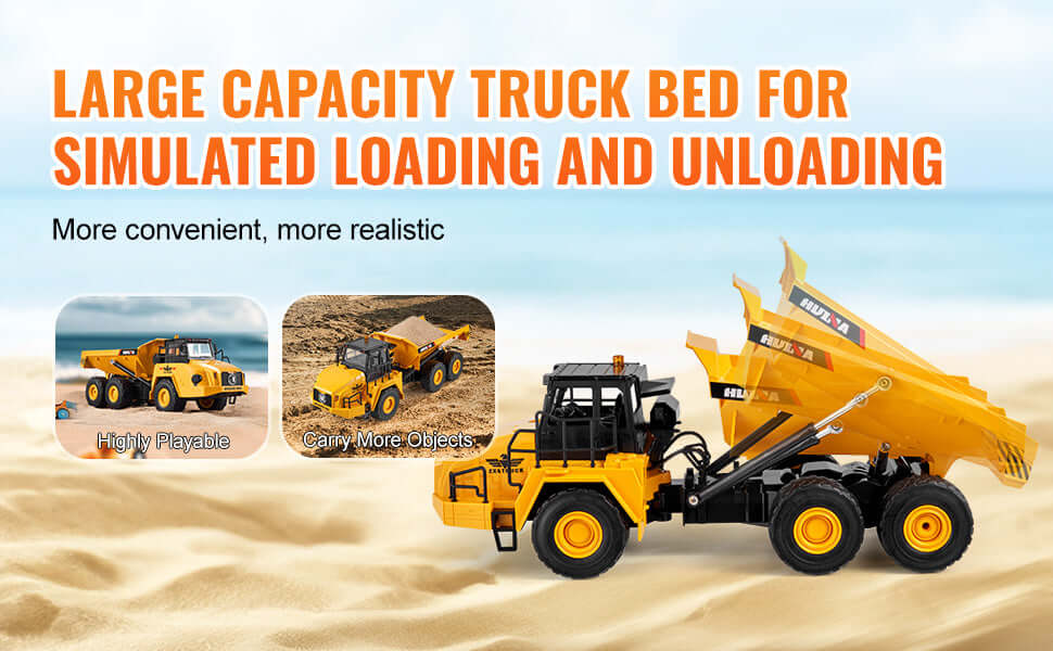VEVOR RC Dump Truck Remote Control Car Children Toys Sportsman Specialty Products