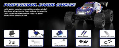Lithium battery RC truck MT14R PT14R 1:14 scale off-road racing