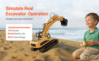 VEVOR 2.4G Remote Control Excavator Dump Truck 3 in 1 Sportsman Specialty Products