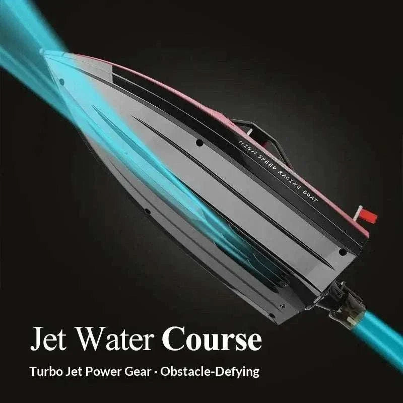 WLtoys WL917 remote control jet racing boat on water