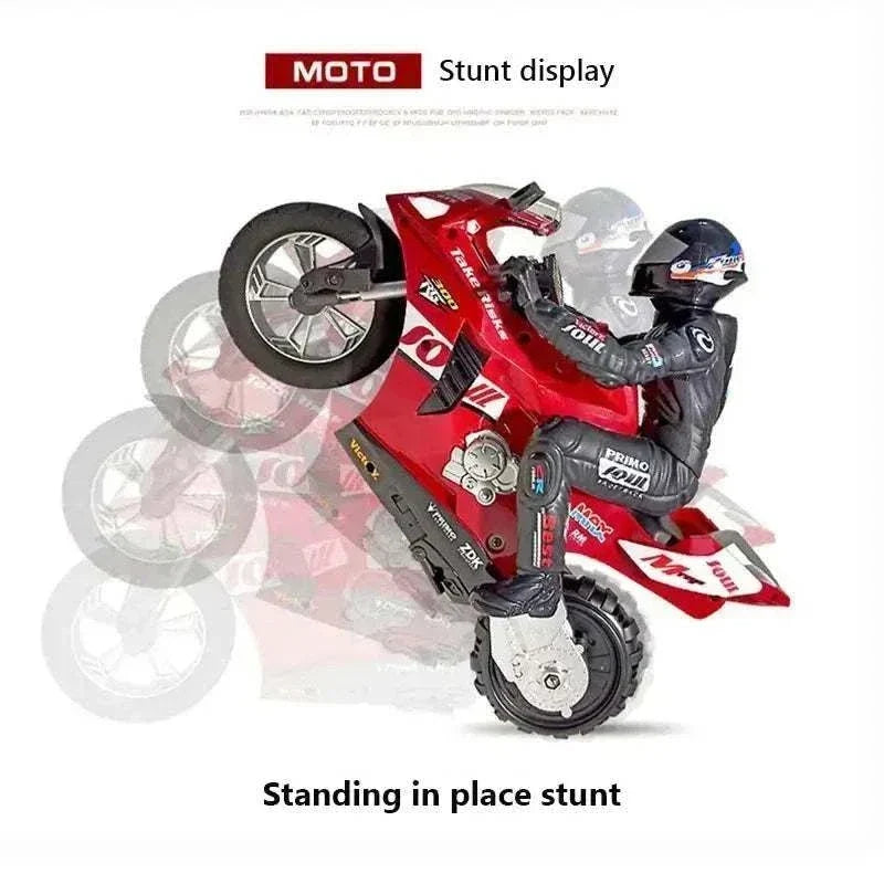 1:10 scale electric remote control motorcycle for outdoor racing and stunts
