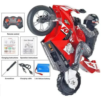 1:10 scale remote control electric motorcycle for outdoor racing