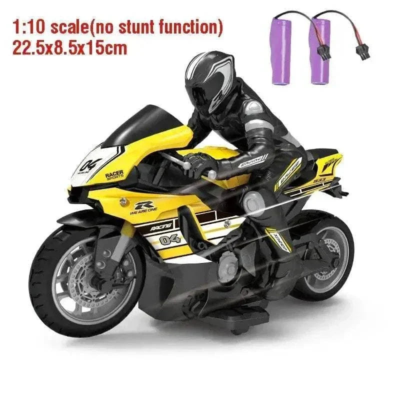 1:10 scale remote control electric motorcycle outdoor racing toy