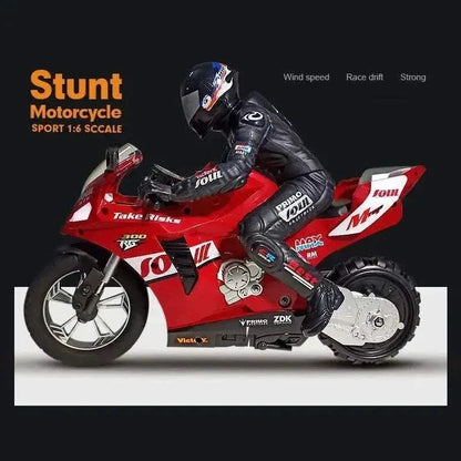 1:10 scale electric remote control motorcycle for outdoor racing and stunts