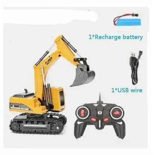 Sportsman Specialty Products Construction With battery / Russian Federation RC Excavator Construction 2.4Ghz 6 Channel 1:24