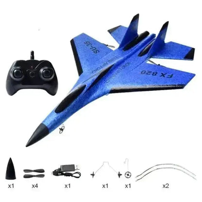 Sportsman Specialty Products Drone blue no box M Glider Colorful Hand Throwing Foam RC Airplanes  2.4G SU35
