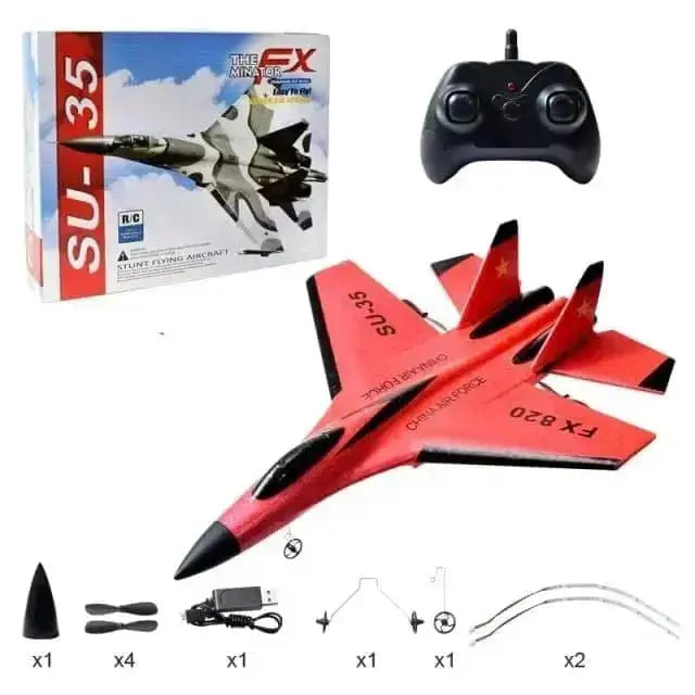 Sportsman Specialty Products Drone red with box M Glider Colorful Hand Throwing Foam RC Airplanes  2.4G SU35