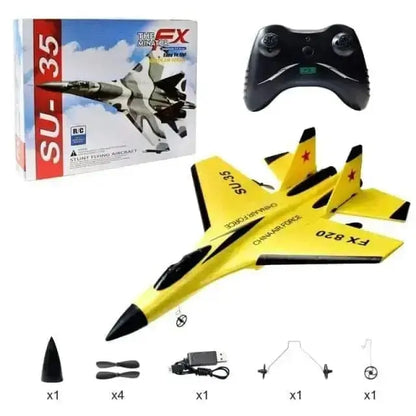 Sportsman Specialty Products Drone yellow with box L Glider Colorful Hand Throwing Foam RC Airplanes  2.4G SU35