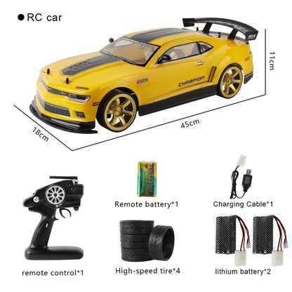 RC Car 70Km/H RC Car Drift Racing Car Championship 4WD Battery Off Road 1:10 Sportsman Specialty Products