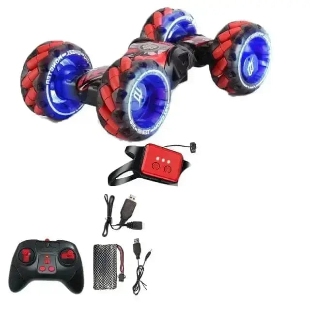Sportsman Specialty Products Fast RC Cars Red Hollow (No box) RC Car Radio Gesture Induction Twisting Off-Road Stunt Vehicle Light Music