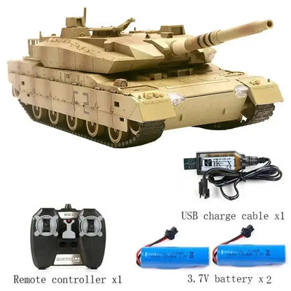 Sportsman Specialty Products Fast RC Cars Yellow 2B RC Tank 40CM Camouflage 1/20 9CH 27Mhz Infrared Electric Rechargeable