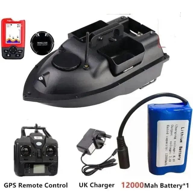 Sportsman Specialty Products RC boat GPS UK Add Finder A / China Bait Boat 500M 6H LCD Screen Fish Finder Professional GPS Intelligent