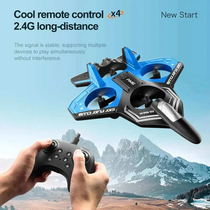 YP3 foam aircraft drone with 4-axis remote control and LED lights