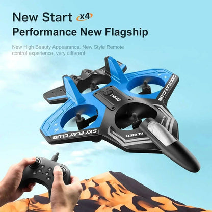 YP3 foam aircraft drone with 4-axis remote control and LED lights