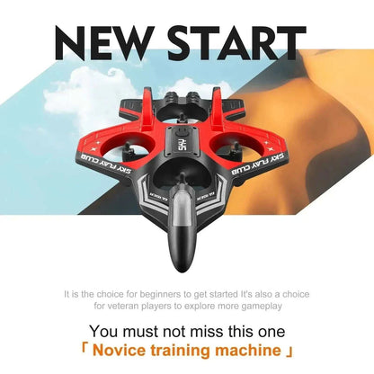 YP3 foam aircraft drone with 4-axis remote control and LED lights